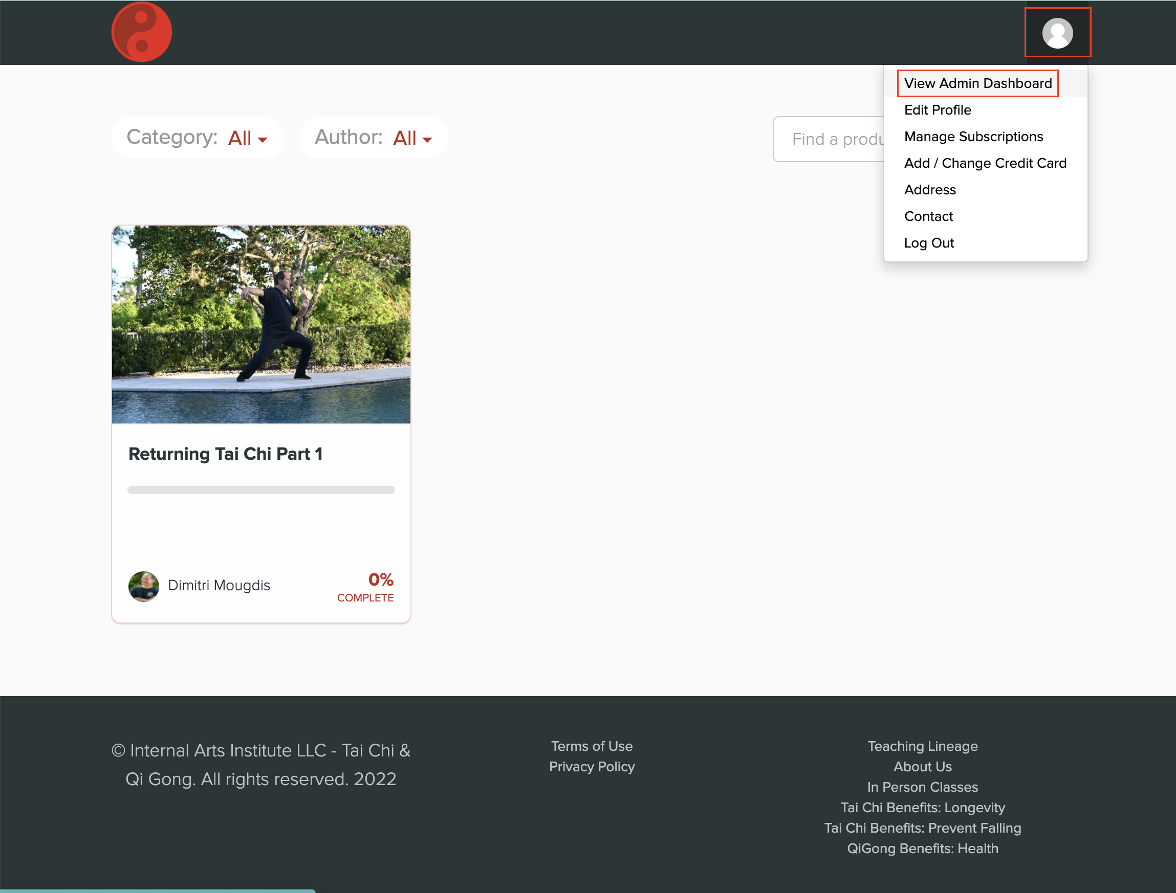 IAI Affiliate Dashboard